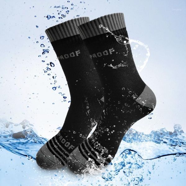 

sports socks outdoor hiking waterproof breathable men women for hunting trekking skiing fishing seamless unisex1, Black