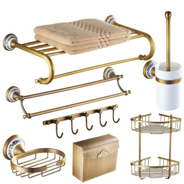 

bath accessory set antique bathroom accessories ceramics brass hardware wall mounted sets kit toilet