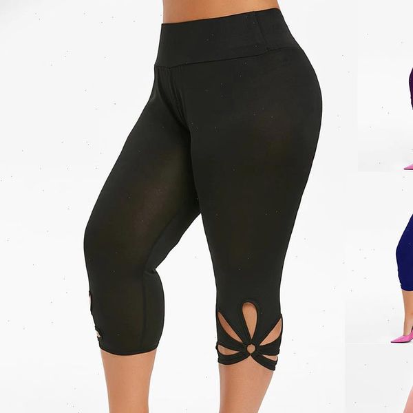 

5xl plus size leggings women high waist legging gym clothing jogging femme leggins elastic sports pants stretch fitness trousers, Black