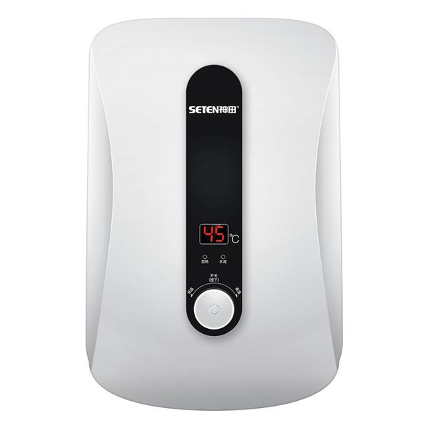 

kitchen instant electric water heater, small quick-heating household up and down outlet water, storage