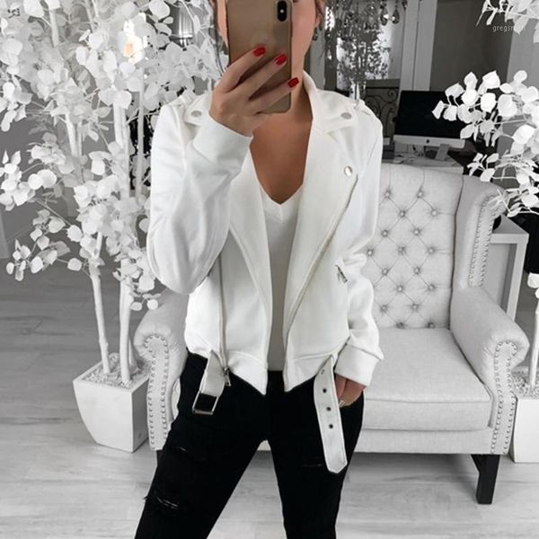 

2019 new women autumn coat fashion casual long sleeve open front short suit jacket coat1, Black;brown