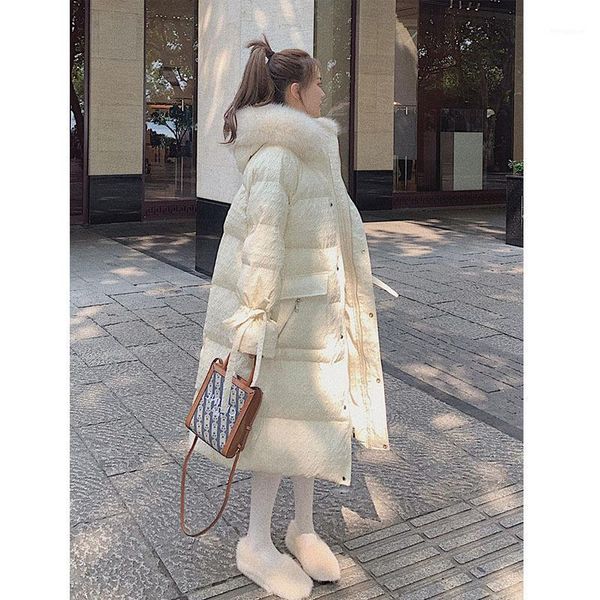 

bottle winter clothes in 2020 new loose medium length cotton padded jacket thickened down cotton padded coat ins fashion1, Black