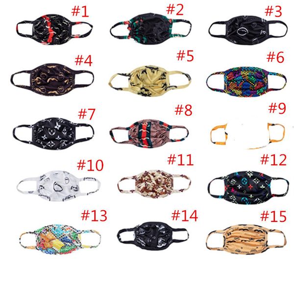 

anti-dust women fashion masks letter print sun-resistant mouth-muffle washable breathable face mask comfortabl