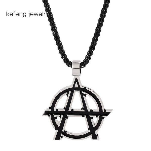 

chokers vintage symbol black color pendant mens boys necklace jewelry wholesale jewellery, Golden;silver