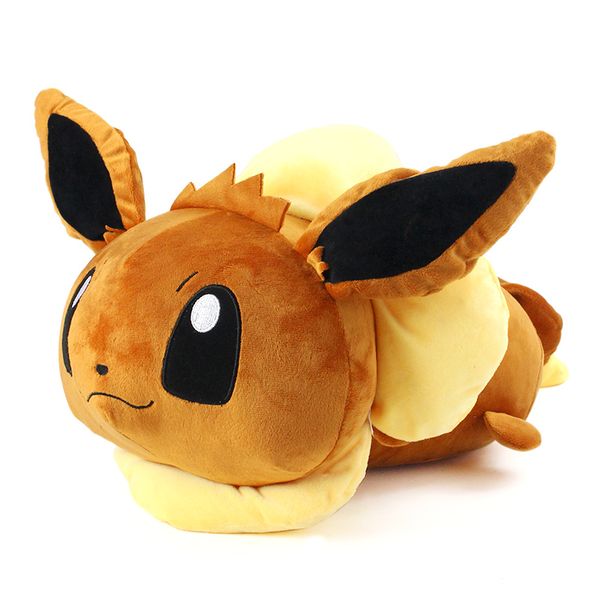 

50cm eevee plush toy anime brinquedos eevee cute stuffed doll for children soft plush cushion pillow