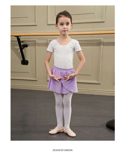 

french sansha ballet girl's training skirt, Blue