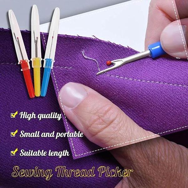 

5pc sewing looser sewing thread picked home portable embroidery thread tool diy needlework needles accessories, Black