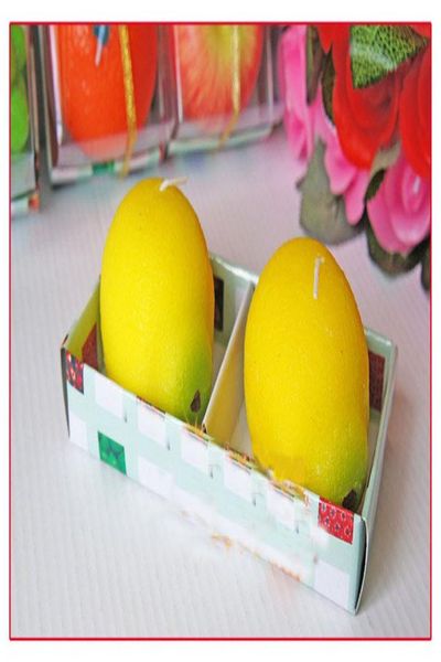 

fashion 2019 simulation fruit candle lemon scented smokeless candles valentine's day birthday gift wedding decoration candles bbynon