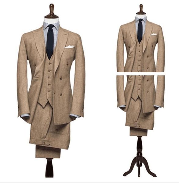 

men's suits & blazers latest coat pant designs champagne brown khaki tweed suit men formal slim fit blazer masculino custom groom tuxed, White;black