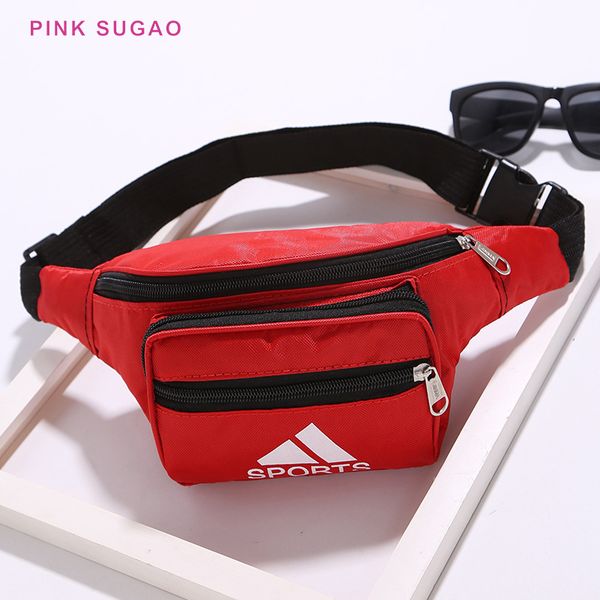 

pink sugao men and women waist bag designer chest bags waterproof mobile phone bag sport waist bags small purse pocket bhp