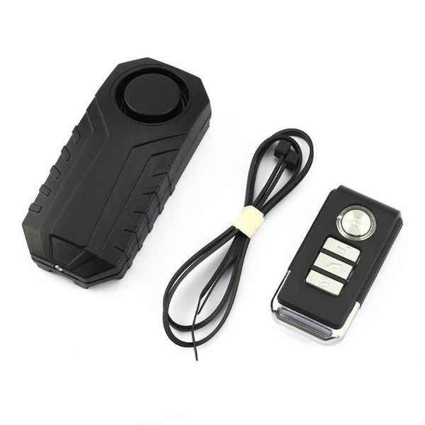 

113db loud wireless bicycle anti-theft alarm waterproof door/ window vibration alarm intelligent remote control sensor