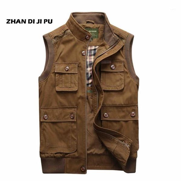

thick cotton vest men,deportes pockets sleeveless jacket male,straight wide waist motor cargo sleeveless coat use field survival1, Black;white