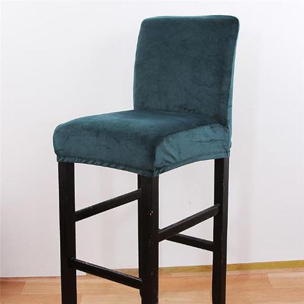 

pure color stretch bar chair cover seat covers slipcover l banquet dining housse de chaise armchair christmas home