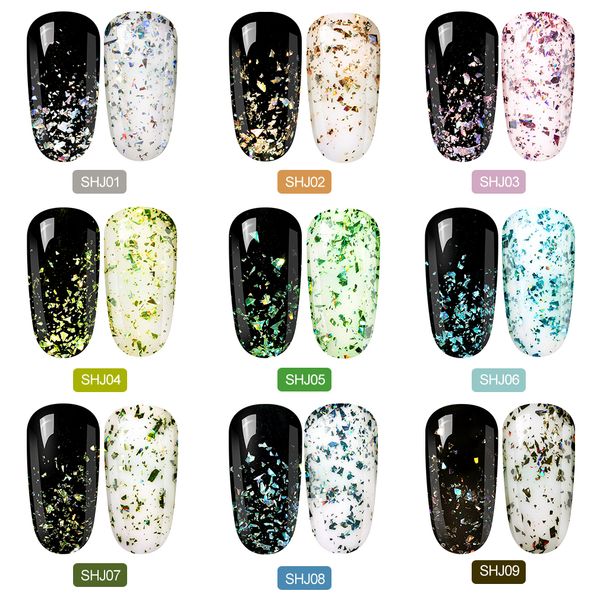 

lagunamoon 8ml shimmer hybrid uv led semi permanent nail art tool gellak enamel stamping painting lacquer baby's breath gel nail polish, Red;pink