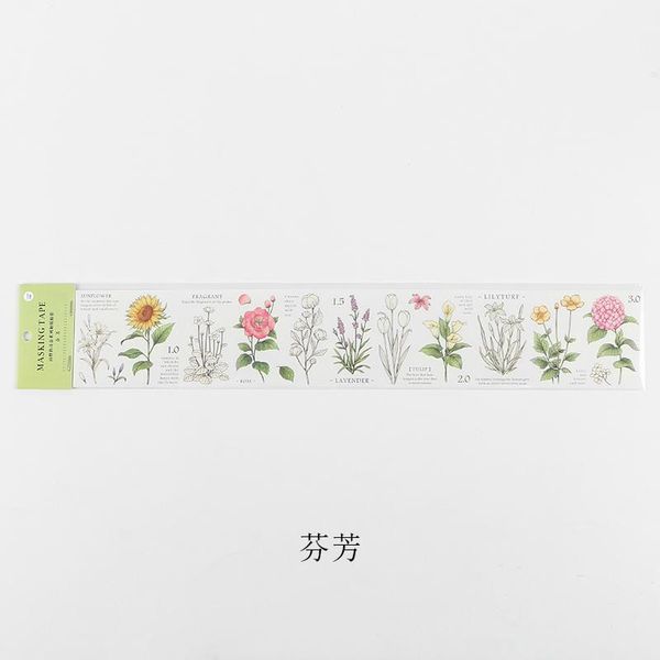 

2016 mm 1pcs plant series long tape creative decorative washi masking tape scrapbooking stationery school supplies h