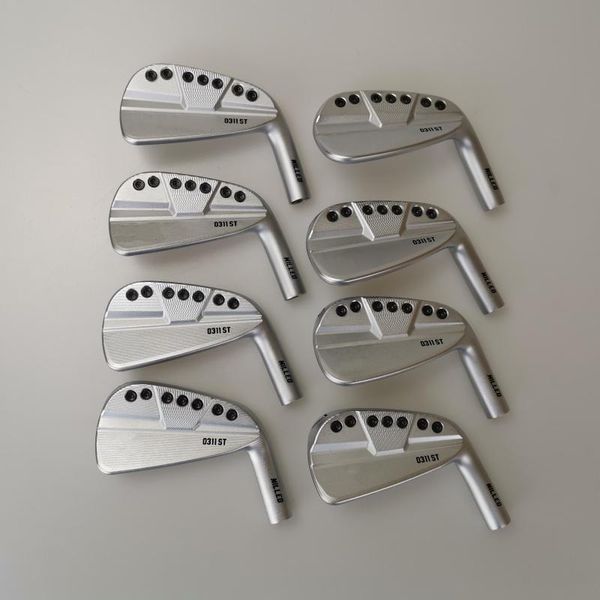 

complete set of clubs oem 0311st golf irons sliver forged iron 4-9w a 8 pieces r / s send headcover ng