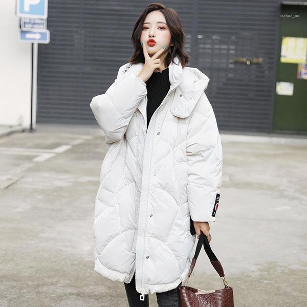 

jacket women white duck down coat winter down jacket women korean hooded puffer chaqueta mujer 8073 yy13221, Black