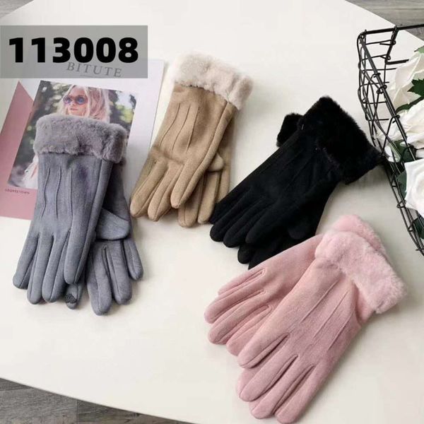 

ladies gloves 113008, Blue;gray