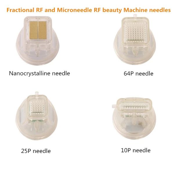 

nano microneedle tips for micro needle rf machin disposable consumable cartridge needles tattoo beauty fractional rf gold 10pin 25pin 64pin