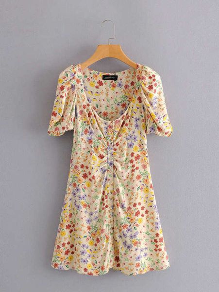 

floral summer new style low print cut button down mini dress, Black;gray