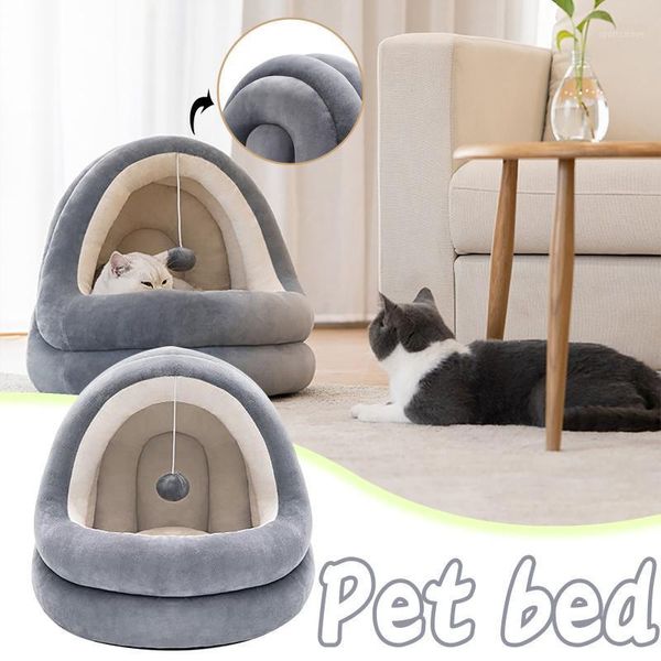 

cat beds & furniture selling dog bed house pet litter closed removable for medium large tent cozy cave portable product1