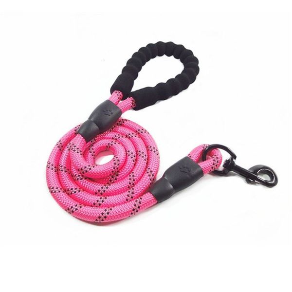 

reflective nylon round rope small medium large harness and leash dog chain lead traction belt pet chest strap 1 nrl39