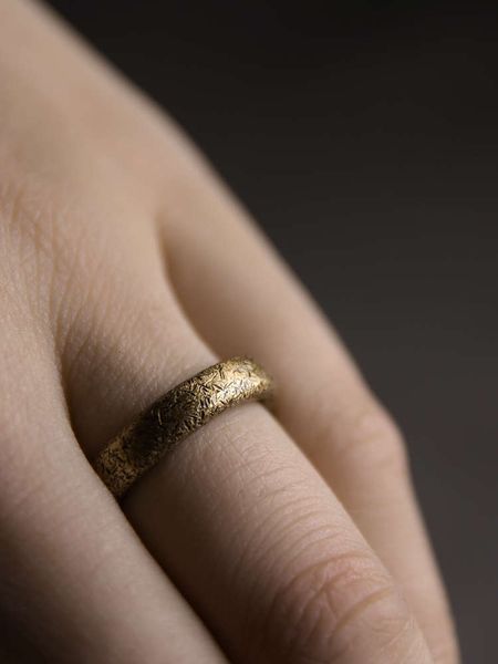 

vipflower texture copper creative men's simple personality jewelry lovers metal fine ring women, Silver