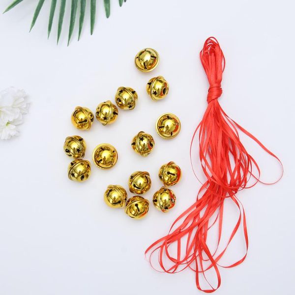 

21pcs five-point star christmas bells mini creative shiny rattle bells handmade small christmas jingle bell (20pcs 3cm golden be