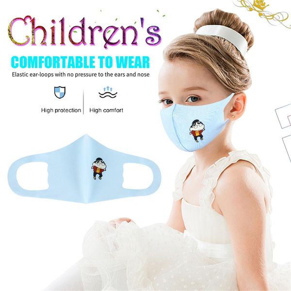 

мода маска для лица для детей повязка на голову bandana многоразовая маска для лица рот колпачков маска tissus enfant mascarilla nios masken, Black