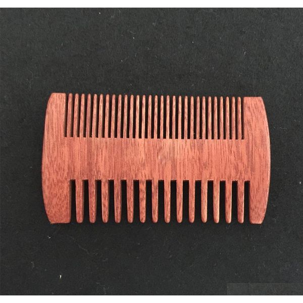 

wooden beard comb dual action fine & coarse teeth perfect for use with balms and oils fade comb over hair beard styl qylepi sweet07, Silver