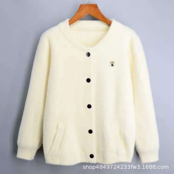 

2021 new new autumn female cardigan jacket around neck color solid wool coat kfel, Black