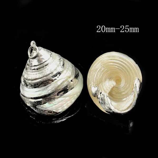 

2 шт. натуральная башня conch bechant seashells ожерелье подвески подвеска shell для diy украшения ювелирные изделия серьги изготовление акс