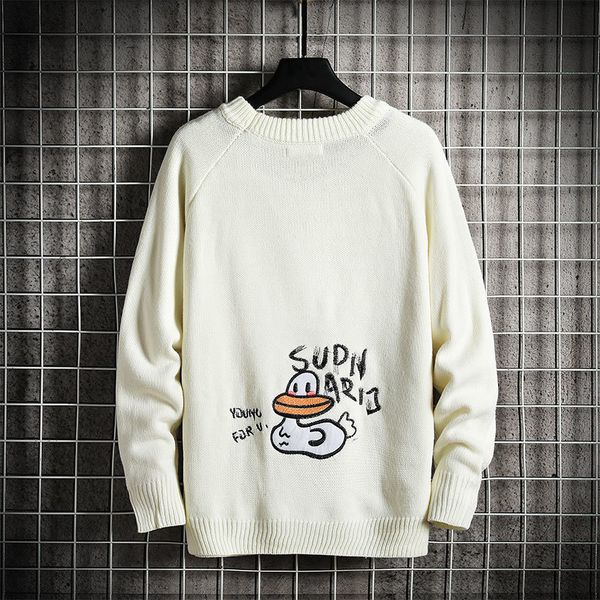 

2021 new black men white blouses spring winter clothes pull oversize -4xl 5xl korean style pullovers fvjx, White;black