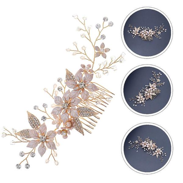 

1 pc hair accessory hair supply prop attractive beautiful practical alloy novel golden delicate exquisite for brides girls, Silver