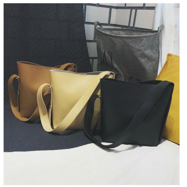 

shoulder bags super fire style handbags 2021 trendy simple fashion broadband bucket bag single messenger large