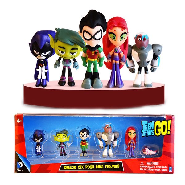 

hyfrdfeeen titans go! робин ворон, starfire, beast boy hand made toysgdr, Silver