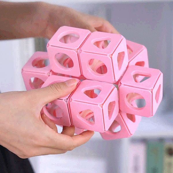 

three dimensional thinking puzzle infinite flip cube educational block puzzle 2021 selling gift of child