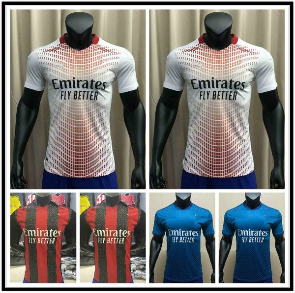 

player version ibrahimovic 20 21 soccer jersey paqueta bennacer romagnoli calhanoglu 2020 2021 football shirt theo rebic maillot, Black;yellow