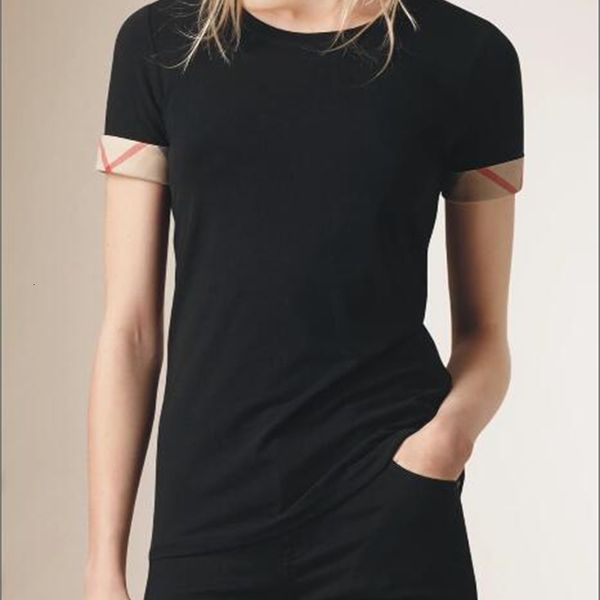 

2020 new style womens brand designer t shirts clothes short-sleeved female new cotton t-shirt tees 8 colors, White