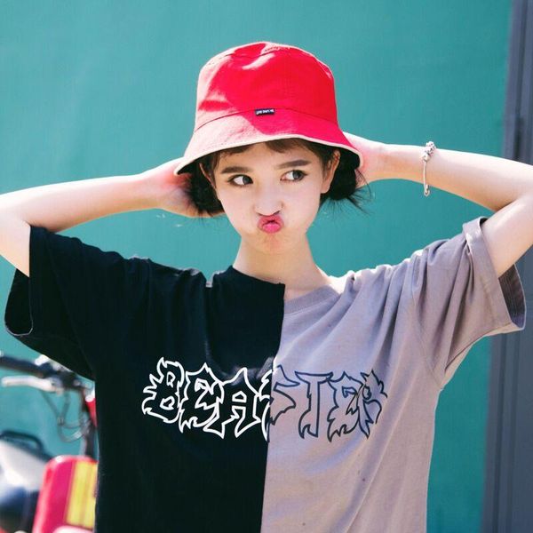 

2018 autumn new sale 5 solid colors bucket hats for women men panama bucket cap women hat wmtcir yyysports, Black;white