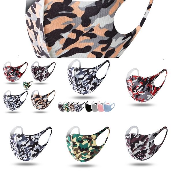 

anti-dust ice protect silk factoryu02rwind camouflage cotton mouth mask washable breathable cyling bicycle pro