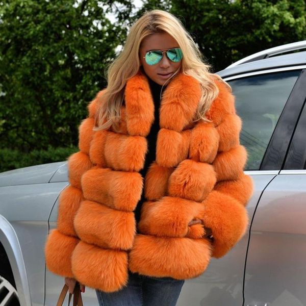 

fashion winter elegant fur thick coats women short hair female winter coat fur jackets overcoats casual women, Black