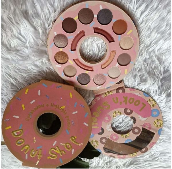 

makeup 16color eyeshadow donuf shop palette with take me on vacation pressed powder eye shadow palette