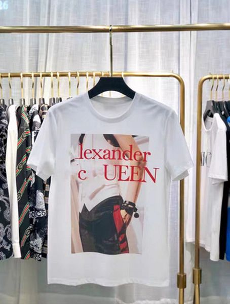 

202114 new fashion animal pattern t-shirt fashion designer loose men's and women's short sleeves summer fit design leisure spor, White;black