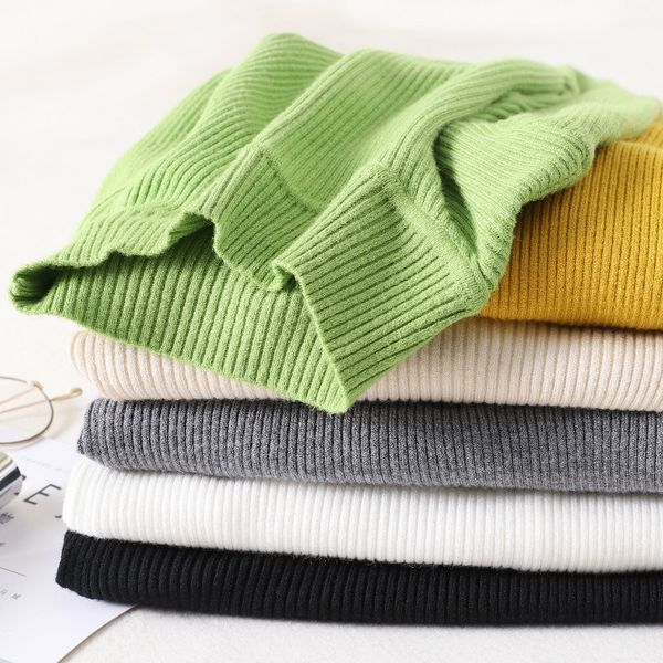 

pregnant women's bottoming autumn winter elastic knitted shirt, White