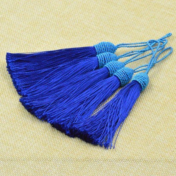 

10pc screw thread hat tassel diy jewelry curtain garments decorative accessories key cell phone bag fringe craft tassels pendant h sqcbap