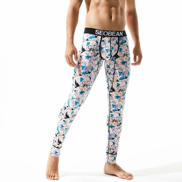 

3pieces/lot fashion new autumn and winter men leggings thermo underwear for men long johns cotton man warm thermal long johns, Black;white