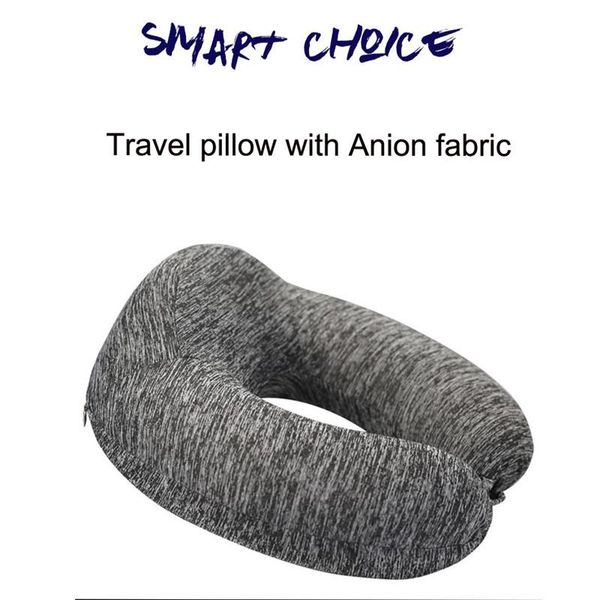 

yr уход в форме подушки с медленным отскобом память в форме пены ядра creative travel care шеи подушка с анионной тканью и несущей сумкой wm