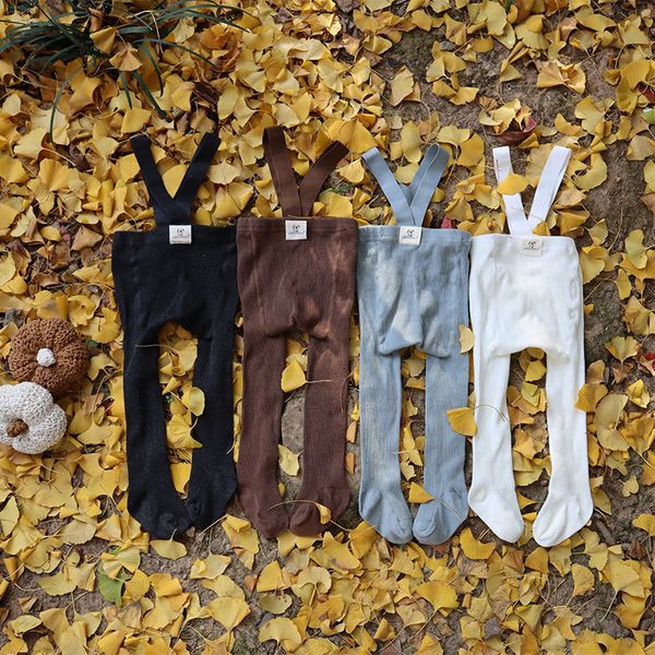 

wholesale 2021 new spring baby girl leggings solid color tights legging pants children overalls clothes e3404, Blue