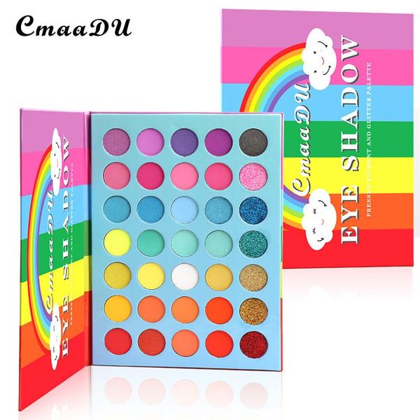 

eye shadow cosmetic matte eyeshadow cream makeup paleshimmer set 35 colors